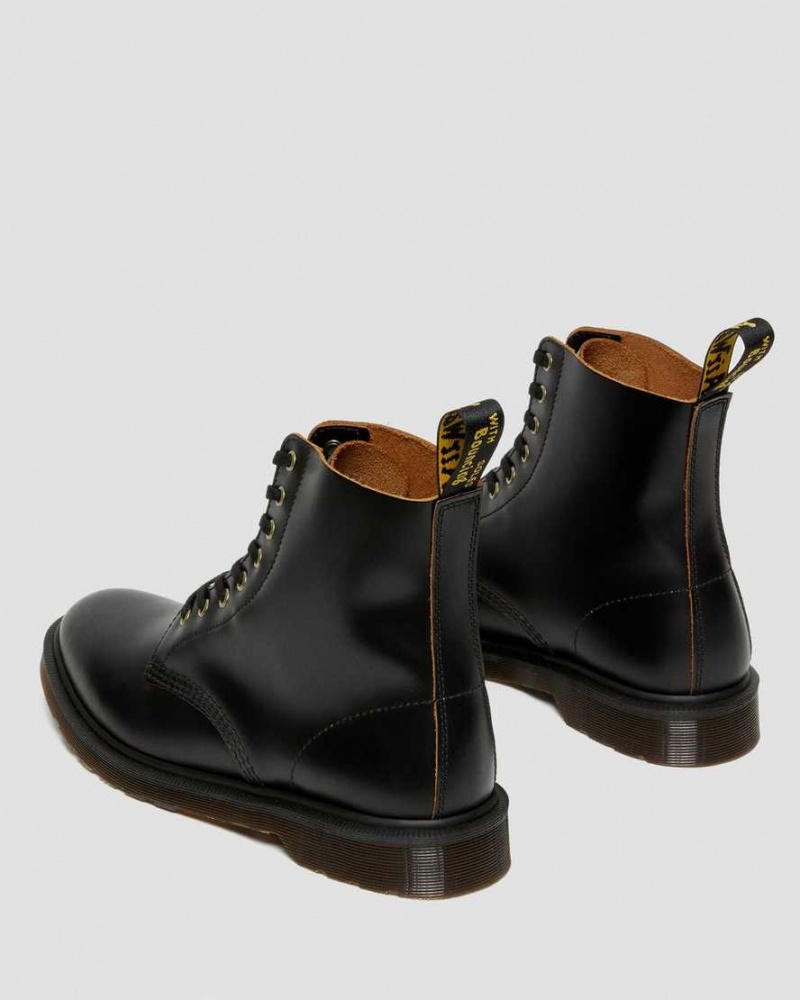 Botas con Cordones Dr Martens Descuentos 1460 Vintage Smooth Cuero Mujer Negros