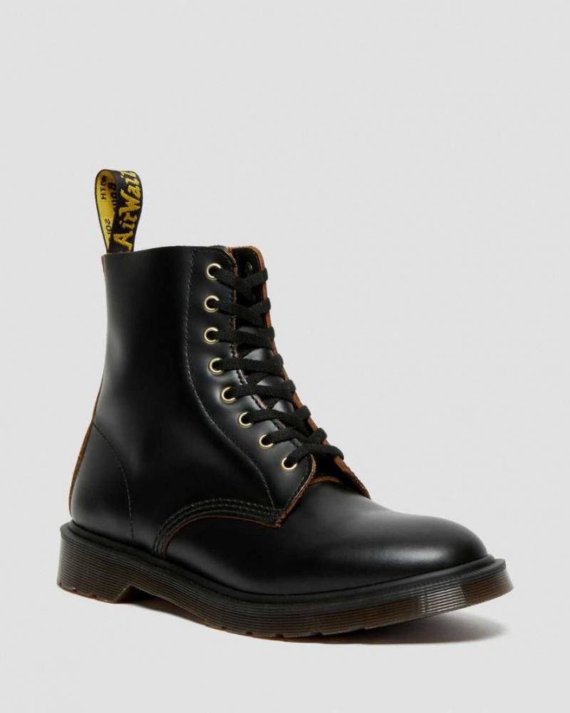 Botas con Cordones Dr Martens Descuentos 1460 Vintage Smooth Cuero Mujer Negros