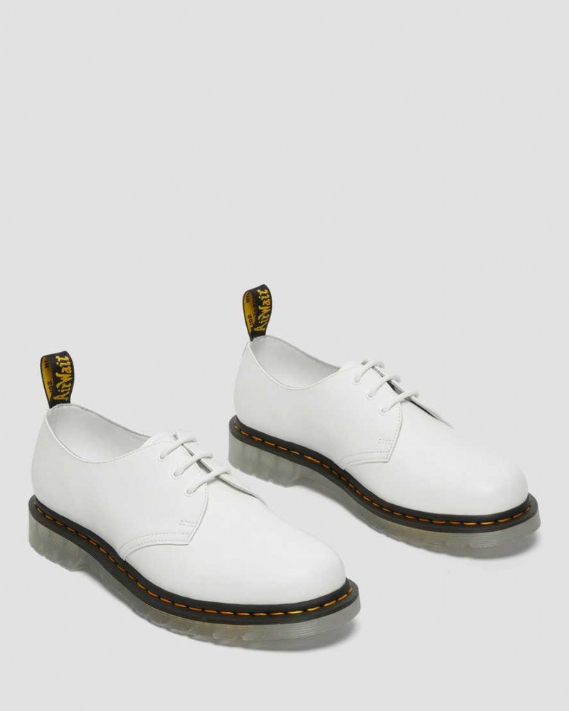 Zapatos Oxford Dr Martens Official 1461 Iced Smooth Cuero Mujer Blancos