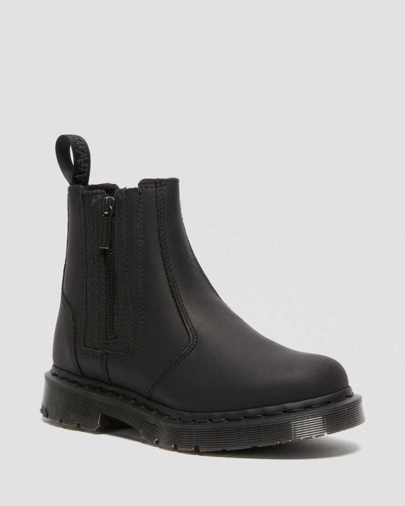 Botas Dr Martens Venta En Linea 2976 DM s Wintergrip Zip Up Mujer Negros