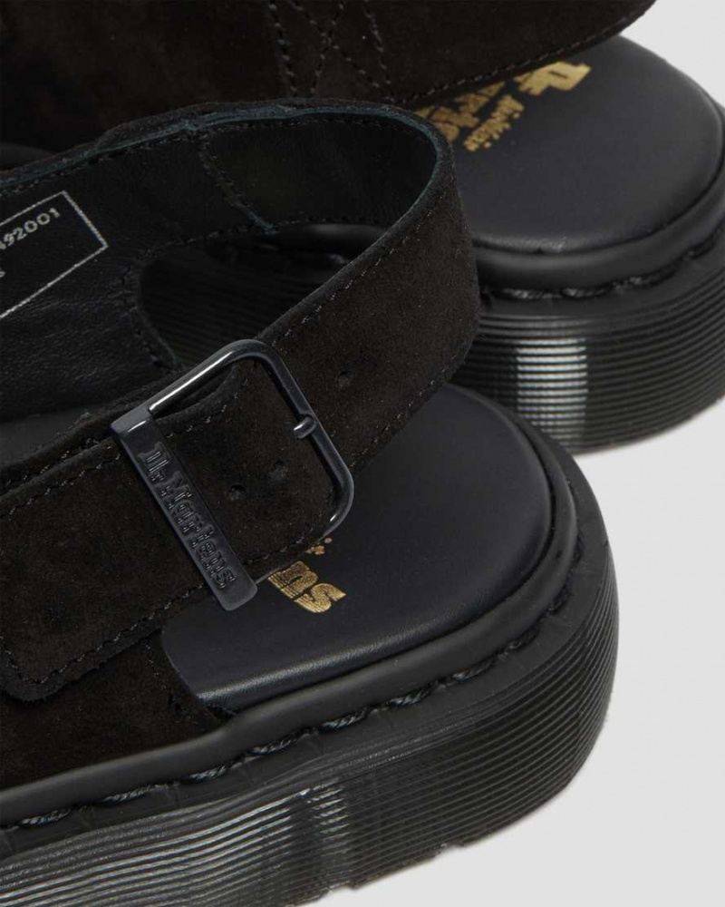 Compra Tus Suede Slingbacks Dr Martens Al Mejor Precio Jorge Made in England Mujer Negros